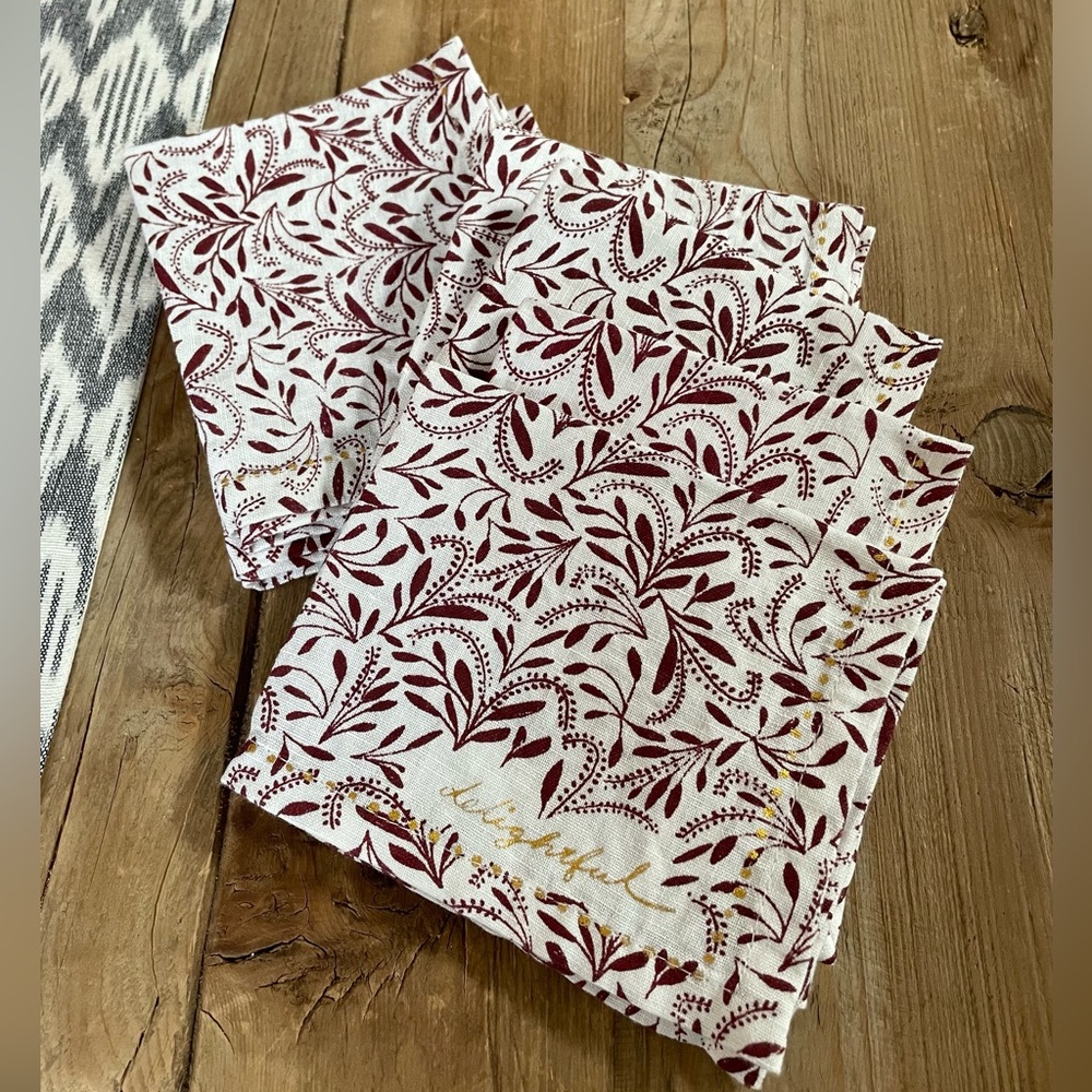 Mixed-Sized Tea Napkin Set (6 total)